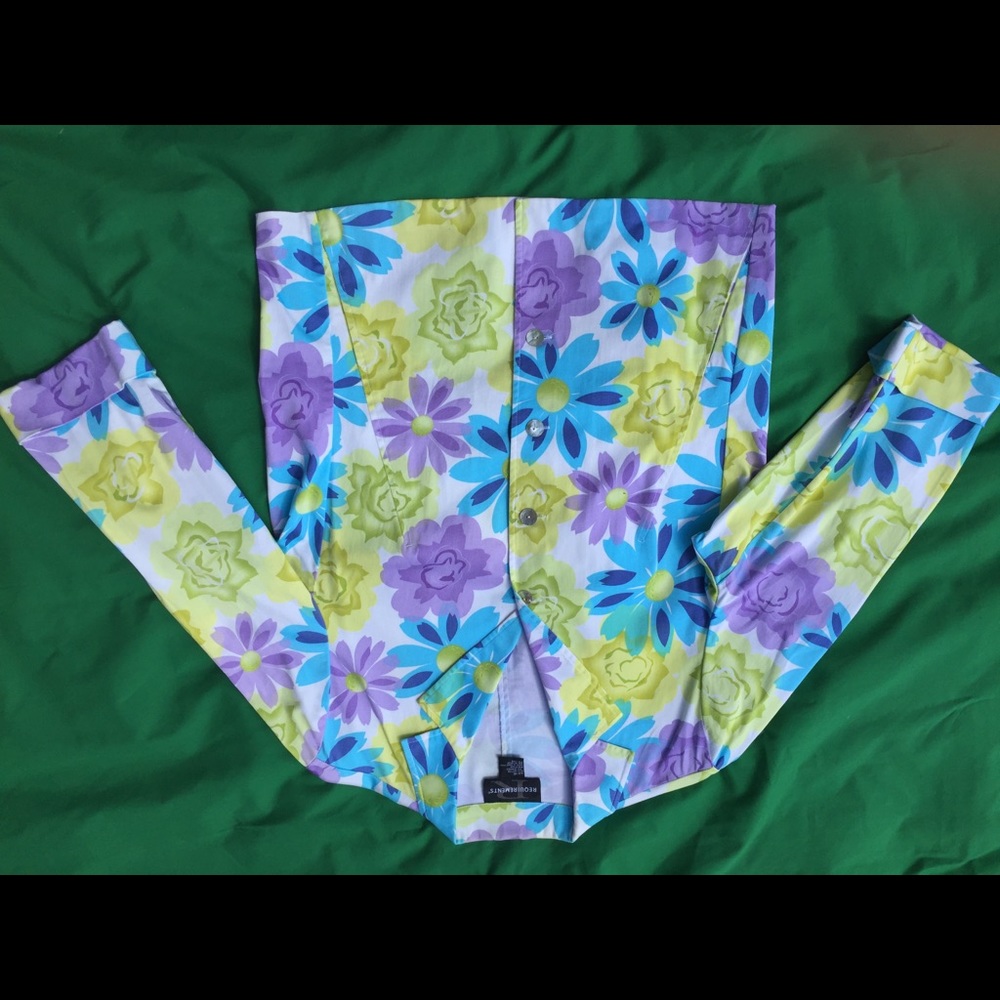 Multi Floral Blazer Jacket Size 16